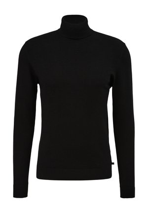 QS MIT TURTLENECK - Trui - schwarz
