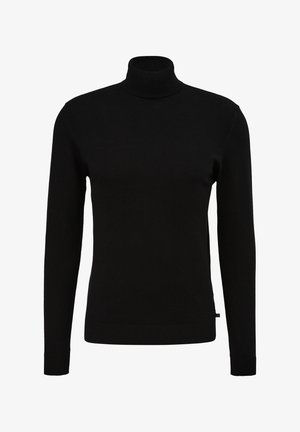 QS MIT TURTLENECK - Trui - schwarz