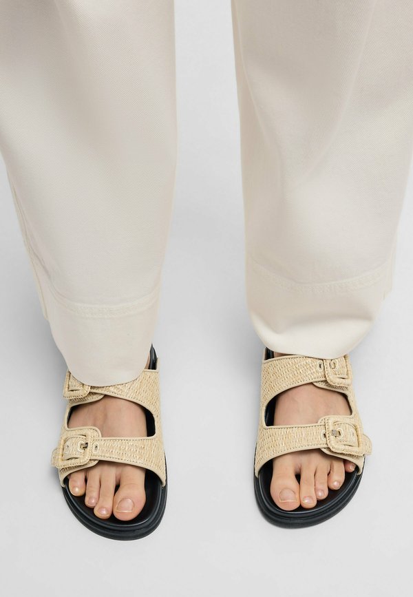 Mules - light beige two