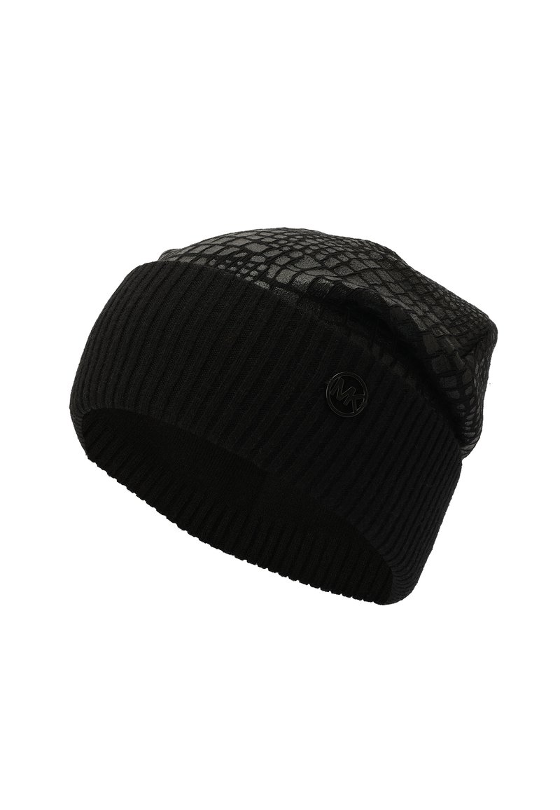 MICHAEL Michael Kors CROCO CUFF - Bonnet - black