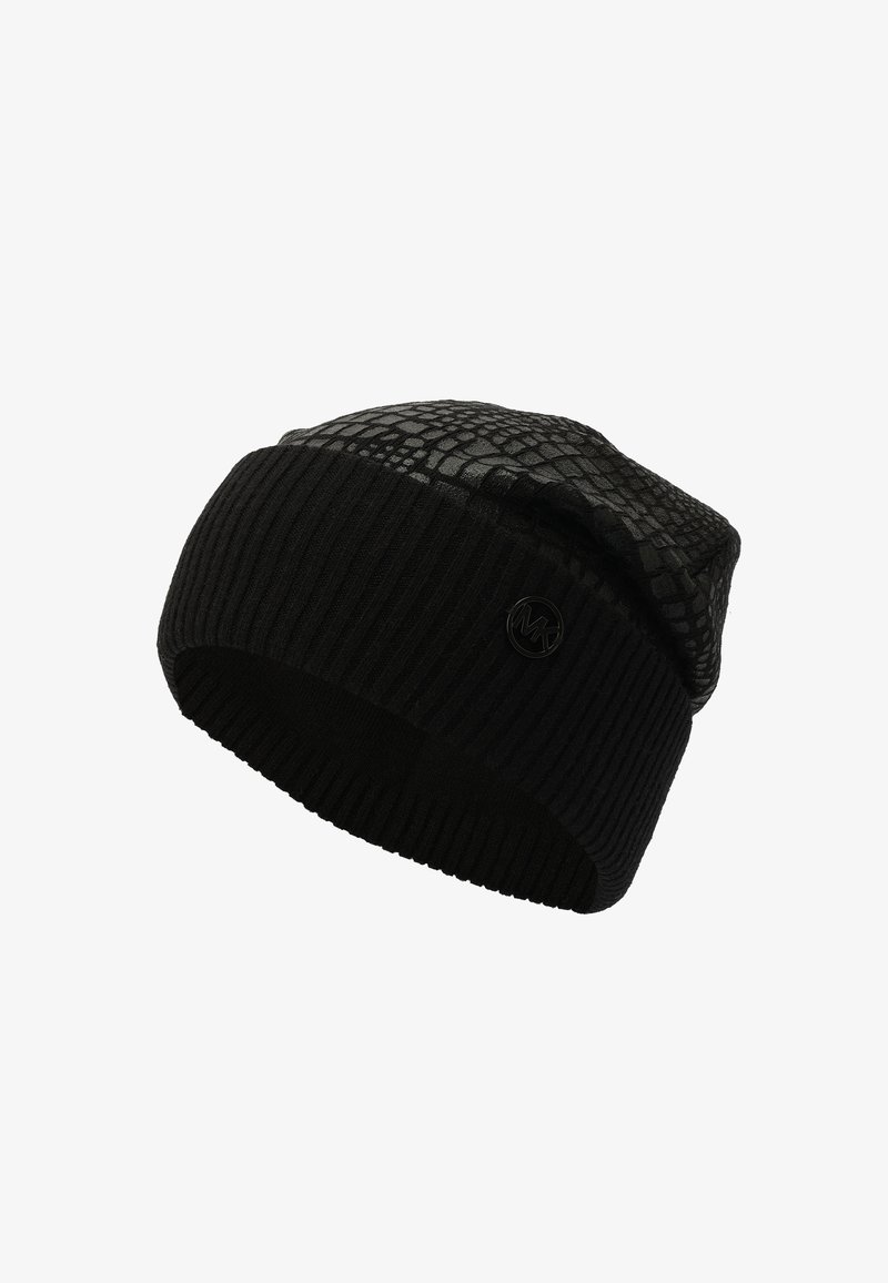 MICHAEL Michael Kors CROCO CUFF - Bonnet - black
