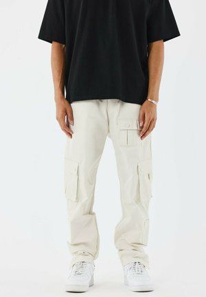 Project X Paris TECHNIQUE - Pantalones cargo - greige