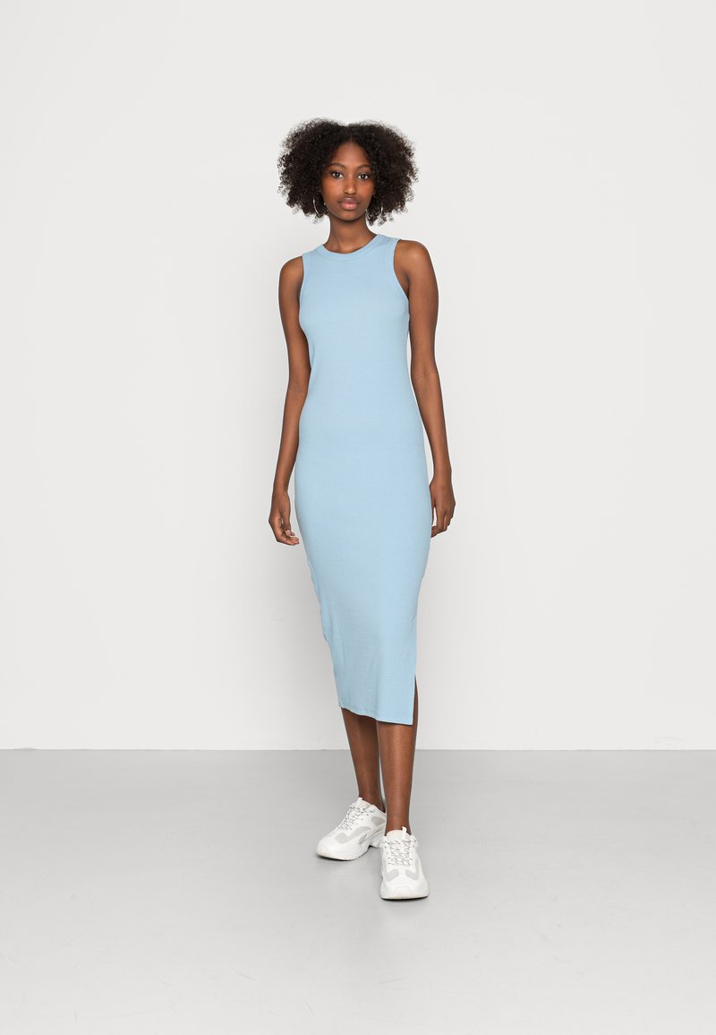 Damen Kleider | Cotton On RACER MIDI DRESSStrickkleidcalm blue/blau - DX00116 Damen Kleider | Cotton On RACER MIDI DRESSStrickkleidcalm blue/blau - DX00116