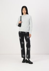 ONLY ONLMAGGIE LIFE O NECK  - Pulover - light grey
