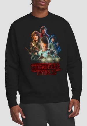 NETFLIX, STRANGER THINGS  SEASON ONE POSTER - Sweatshirt - black