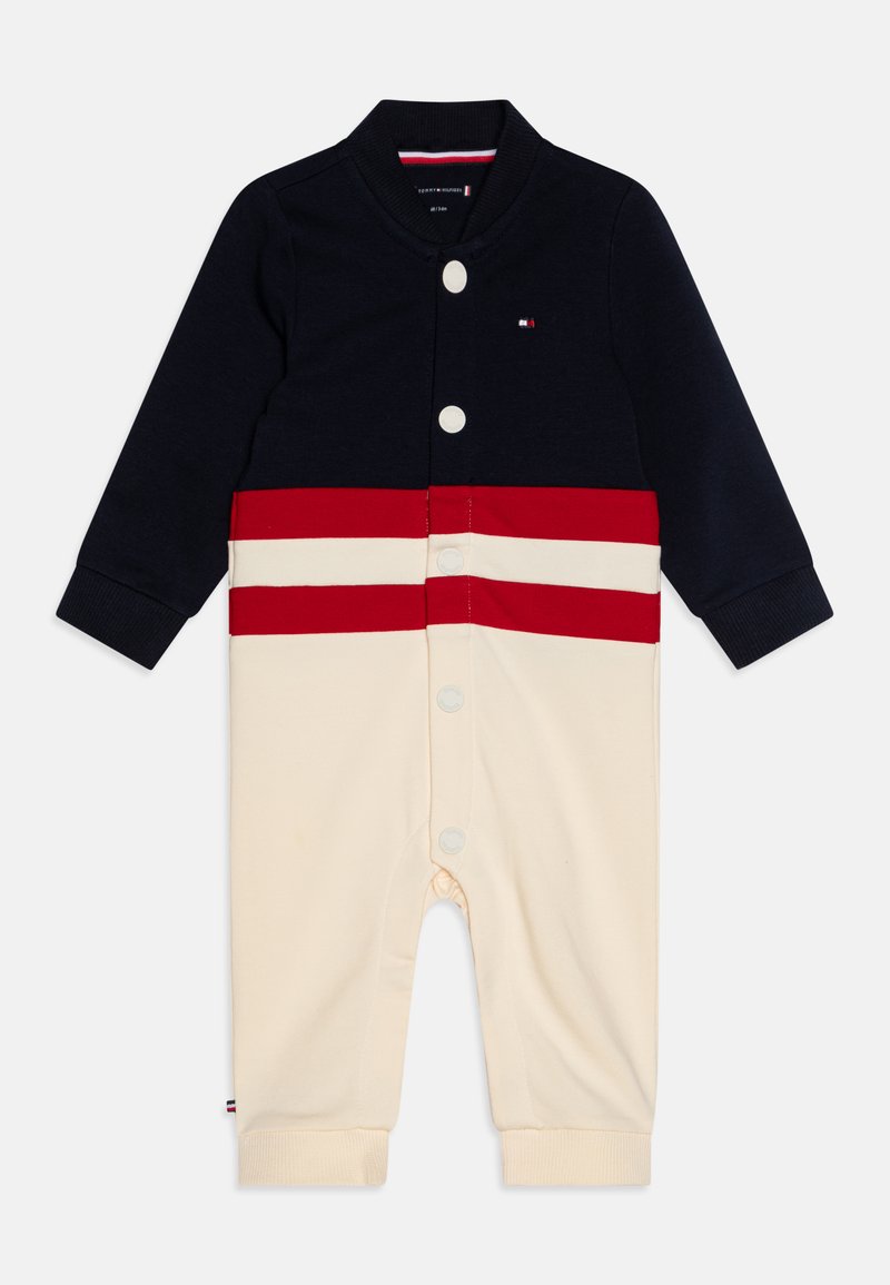 Tommy Hilfiger - COLORBLOCK COVERALL UNISEX - Haalari - calico, Suurenna