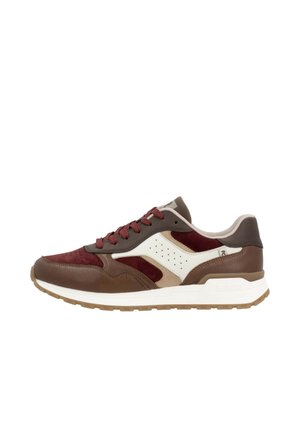 Trainers - zimtbraun rubinrot