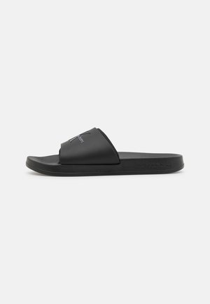 SLIDE MONOGRAM - Papucsszandálok - black