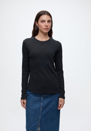 Marc O'Polo, JERSEY T-SHIRTS LONGSLEEVE - Блуза с дълги ръкави - coal grey melange