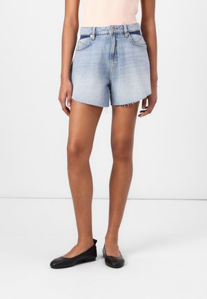 Farkkushortsit - turquoise