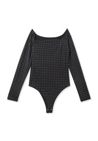 Terranova A CON STRASS - Maglietta a manica lunga - nero