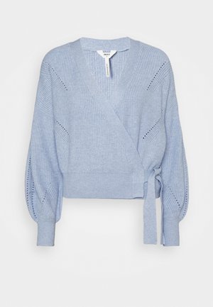 OBJKILA CARDIGAN - Cardigan - serenity melange