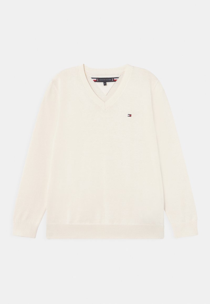 Tommy Hilfiger ESSENTIAL V NECK - Pullover - ivory petal