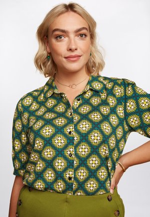CARINA KIRBY - Button-down blouse - para green