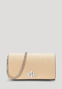 PEBBLED CAMERYN CROSSBODY TECH CASE - Keresztpántos táska - sand dune