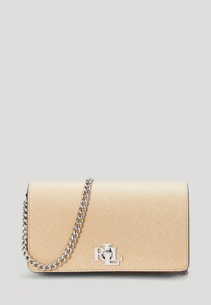 PEBBLED CAMERYN CROSSBODY TECH CASE - Skuldertasker - sand dune