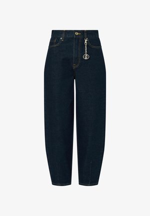 LIU JO, LIU JO HIGH-WAISTED BOYFRIEND JEANS - Τζιν χαλαρής εφαρμογής - blue denim