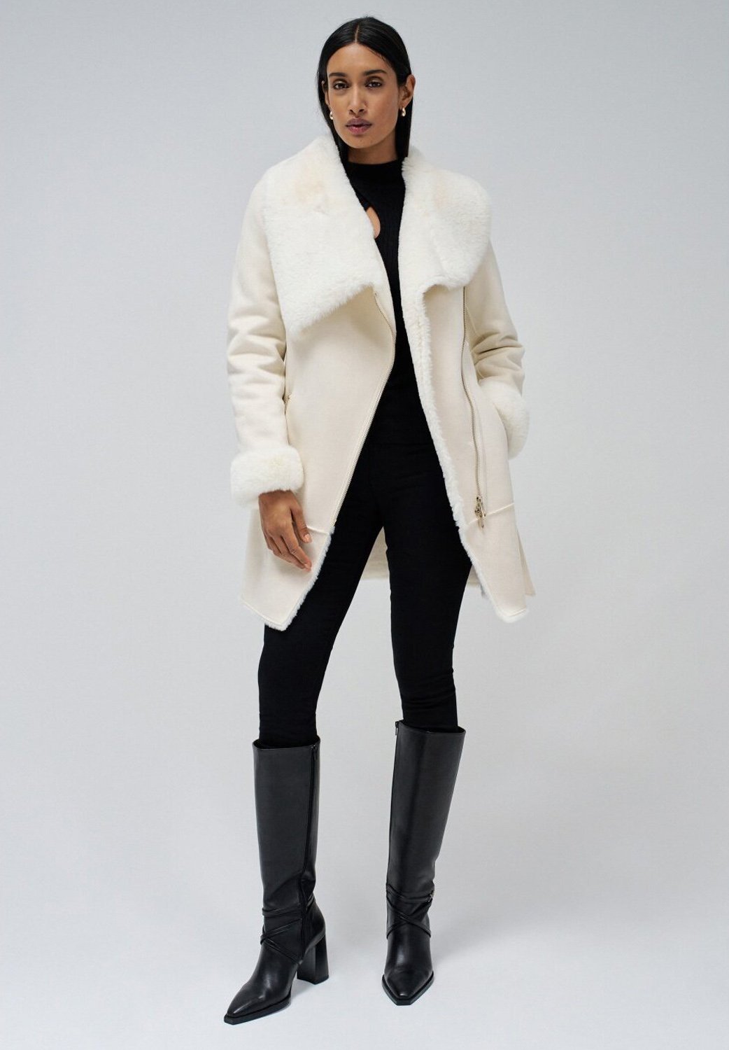 Salsa Jeans Manteau d'hiver blanc