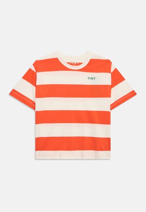 TINYCOTTONS STRIPES TEE UNISEX - T-shirt imprimé - summer red