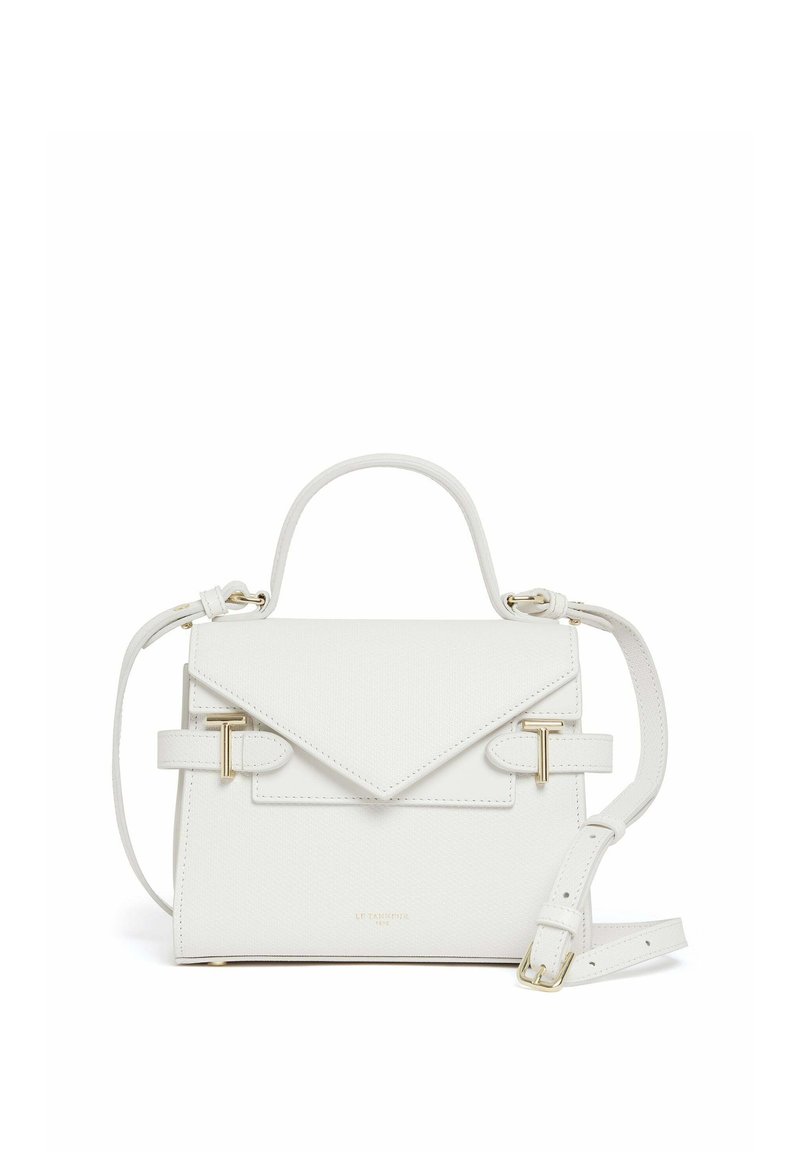 Le Tanneur PETIT DOUBLE RABAT EMILIE SIGNATURE - Sac à main - craie