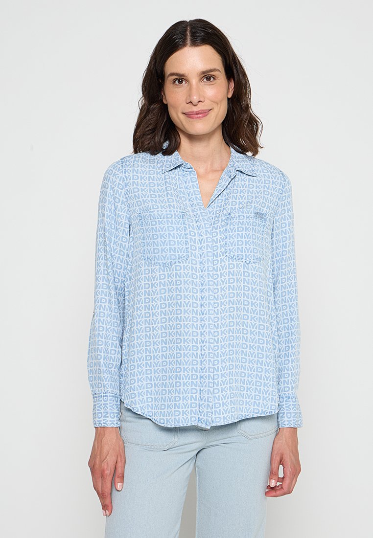DKNY Overhemdblouse lichtblauw