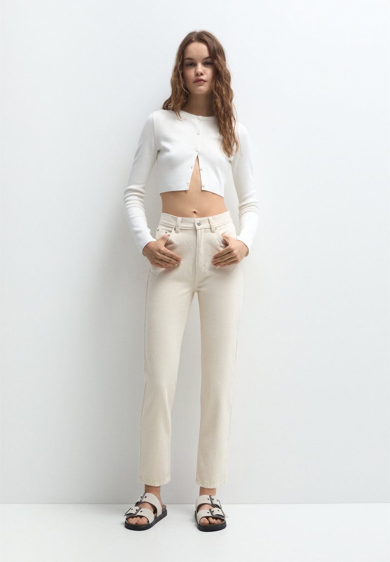 PULL&BEAR MOM - Jeans Slim Fit - beige - Zalando.de 