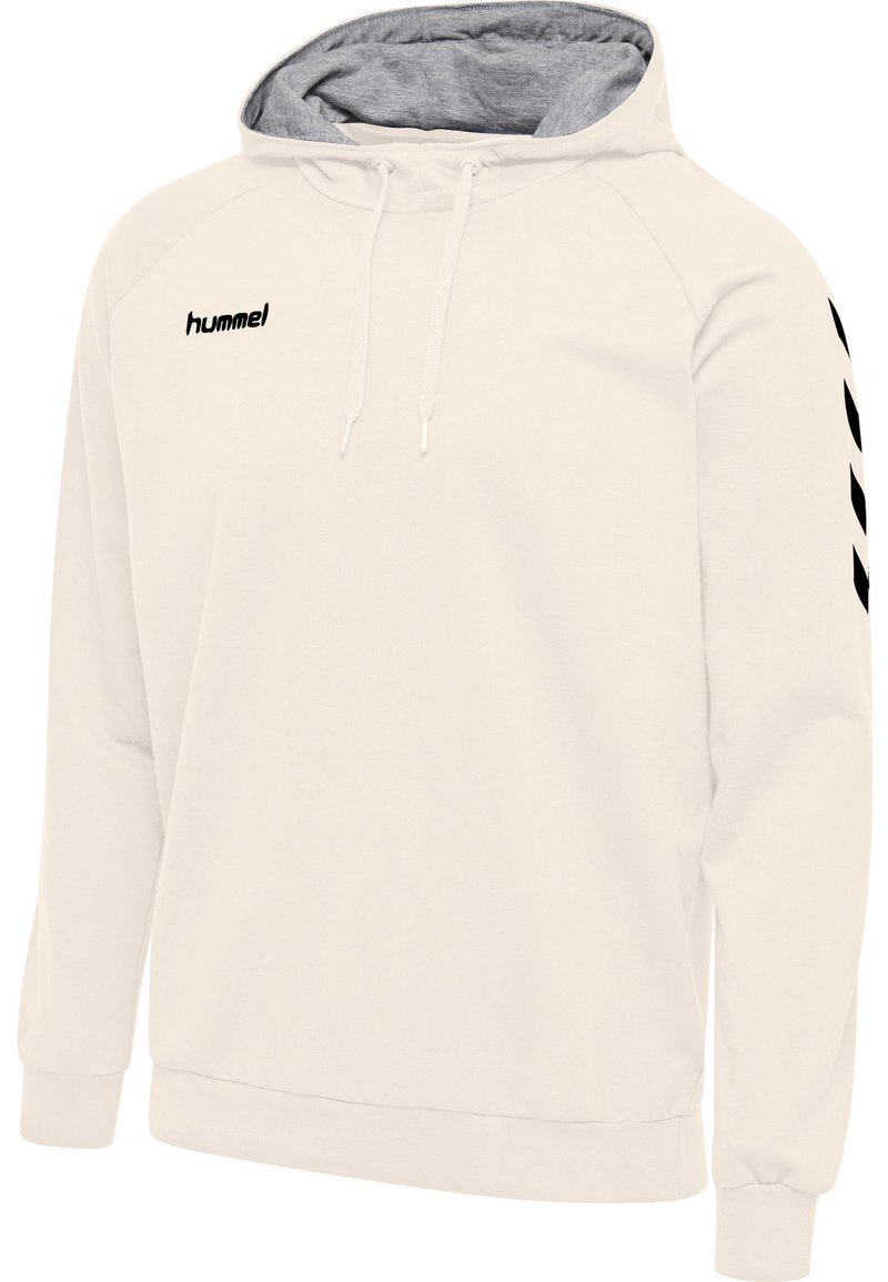 Kinder Sportbekleidung | Hummel HMLGO Kapuzenpullover egret melange/sand - VS08241 Kinder Sportbekleidung | Hummel HMLGO Kapuzenpullover egret melange/sand - VS08241