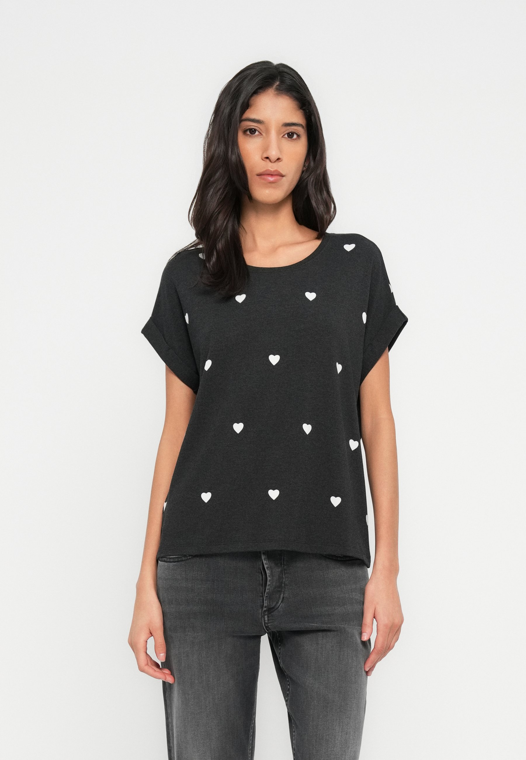 ONLY Onlmila - T-shirt Donna In Maglia Con Scollo A V, Manica Corta, Morbida E Casual