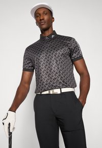 J.LINDEBERG Sports TOUR TECH PRINT - Polo marškinėliai - tonal black