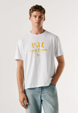 BASIC GUNNER TEE - T-shirt con stampa - white