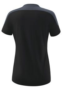 Erima FUSSBALL  TEAMSPORT  CHANGE BY - Sports T-shirt - black grey slate grey weiss