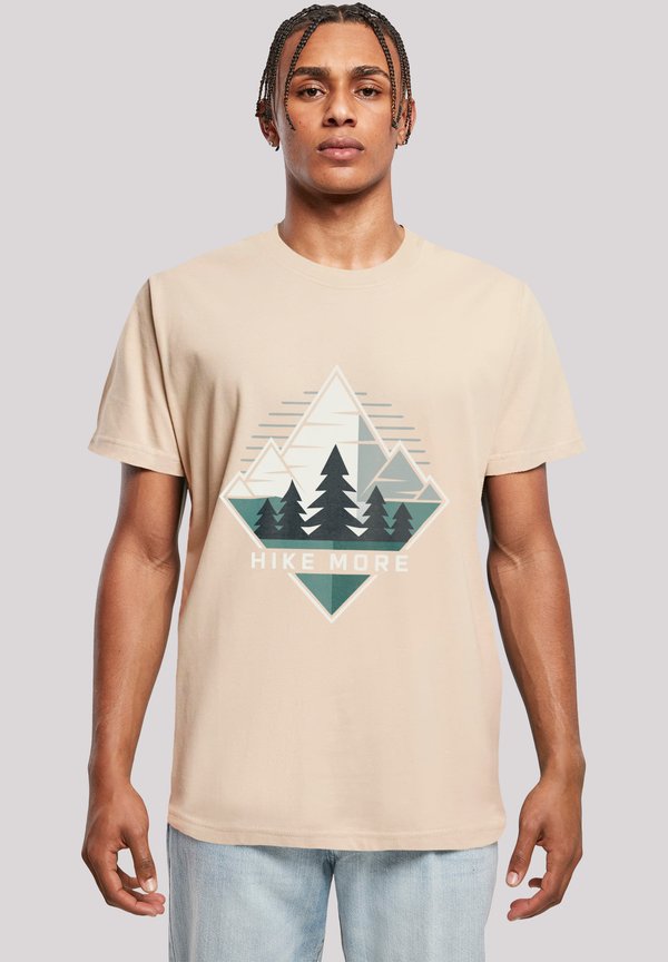 HIKE MORE MOUNTAINS - T-Shirt print - sand