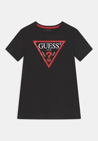 Guess - CORE JUNIOR BOY - Potiskana majica - jet black Miniaturna slika 1