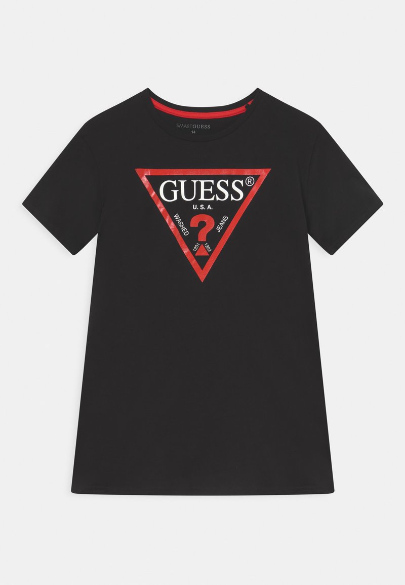 Guess - CORE JUNIOR BOY - Potiskana majica - jet black, Povečajte