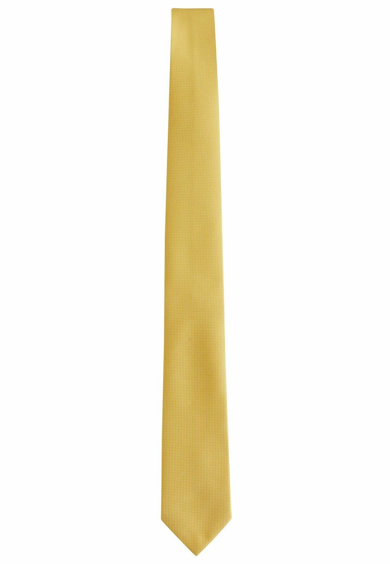 Next SLIM - TEXTURED - Krawatte - mustard yellow