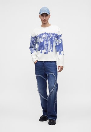 Carne Bollente, LIKE IT WAS YESTERDAY UNISEX - Top s dlhým rukávom - white
