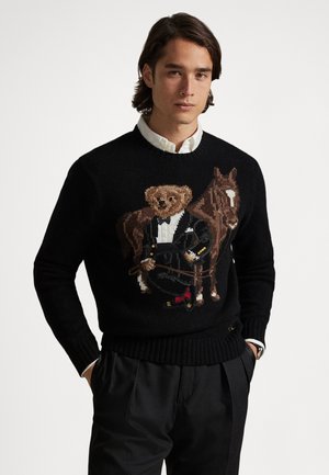 LUNAR NEW YEAR POLO BEAR SWEATER - Neule - black