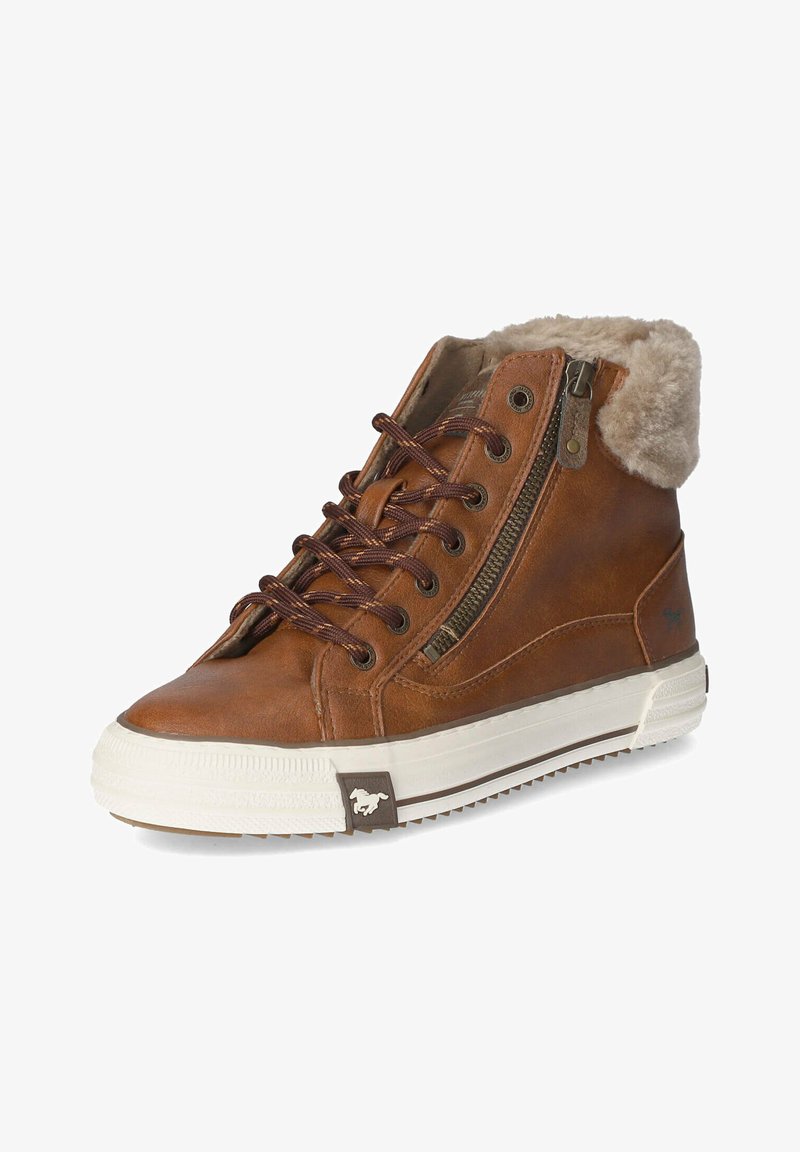 Mustang Bottines à lacets - braun