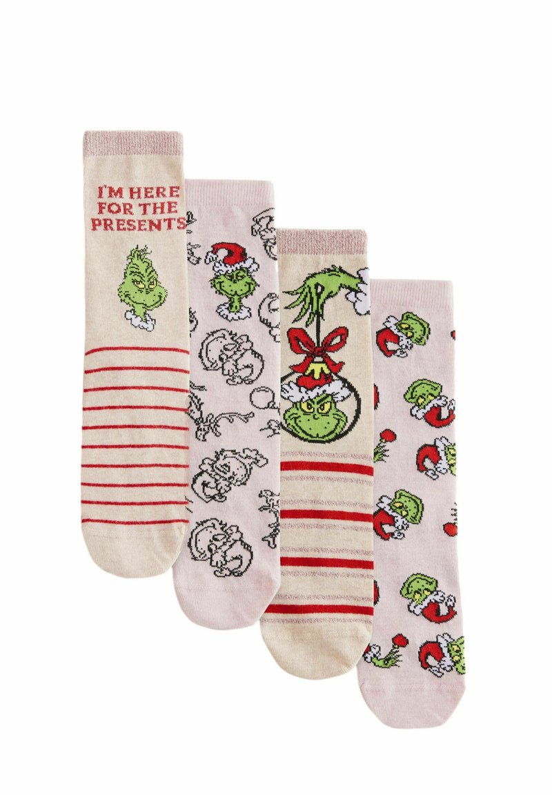 Next CHRISTMAS ANKLE 4 PACK - REGULAR FIT - Sokid - the grinch
