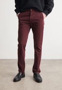 BOSS SLIM - Chino - dark red