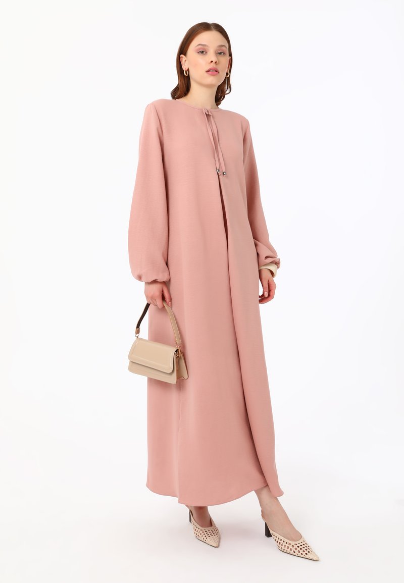 modanisa pink dress Powder Pink Modest Dress Modest Dress - Shop Women's Modest Dress