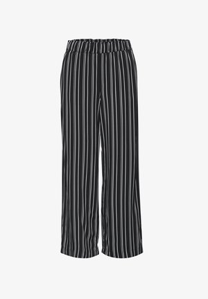 Street One Studio, CULOTTE IM LOOSE FIT MIT STREIFENMUSTER - Pantalon classique - black