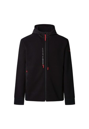 Hackett London Felpa con zip - black