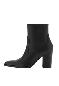 Botines de tacón - black