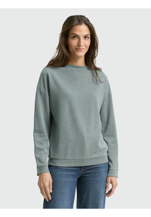 Sweatshirt - black moss wave structure