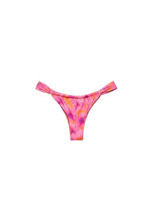 PULL&BEAR, FLORAL BIKINI - BIKINI BOTTOMS - Bikini-Hose - pink