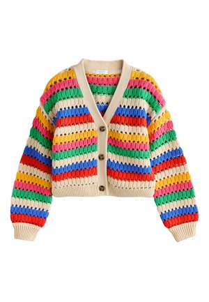 Next, REGULAR FIT - V-NECK STITCH - Cardigan - rainbow