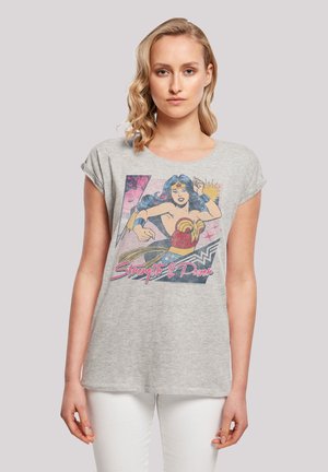 DC COMICS STRENGTH & POWER - Print T-shirt - heather grey