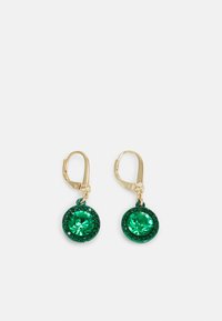 STONE DROP - Øreringe - gold-coloured/green