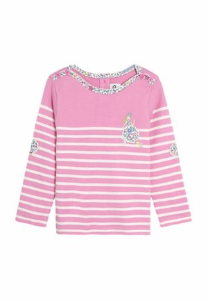REGULAR FIT - APPLIQUÉ POCKET BRETON - Long sleeved top - pink mermaid